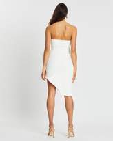 Thumbnail for your product : Missguided Bandeau Button Asymmetric Tailored Dress