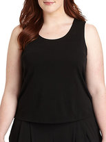 Thumbnail for your product : Eileen Fisher Eileen Fisher, Sizes 14-24 Silk Tank Top