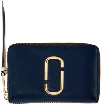 Marc Jacobs Navy Small Snapshot Wallet