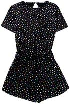 Thumbnail for your product : boohoo Girls Metallic Spot Playsuit