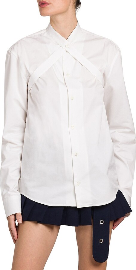 Off-White Crisscross Belt Shirt