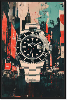 Cityscape Watch Canvas by Art Remedy
