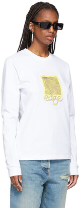 SSENSE WORKS SSENSE Exclusive White ‘Postcards From The Edge’ Long Sleeve T-Shirt