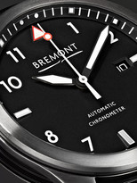 Thumbnail for your product : Bremont SOLO Black Automatic 43mm Stainless Steel and Leather Watch, Ref. SOLO43-WH-R-S - Men - Black