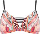 Thumbnail for your product : Seafolly Desert Tribe fixed triangle bikini top