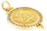 Thumbnail for your product : Temple St. Clair 18K Diamond Angel Pendant