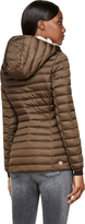 Thumbnail for your product : Colmar Brown Quilted Down & Fur Hooded Coat
