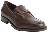 Thumbnail for your product : Tod's brown leather horsebit loafers