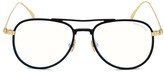 Thumbnail for your product : Tom Ford 52MM Blue Block Aviator Eyeglasses