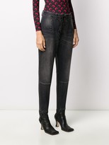 Thumbnail for your product : Unravel Project Laced Stirrup-Hem Jeans