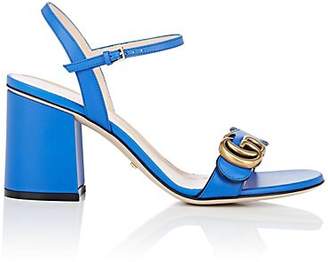 Gucci Women's Marmont Leather Sandals - Md. Blue