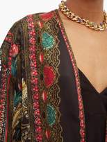 Thumbnail for your product : Etro Norfolk Paisley-printed Silk Jacket - Womens - Black Gold