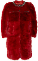 Thumbnail for your product : Roberto Cavalli Embellished shearling coat