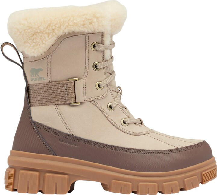 Sorel Women's Tivoli V Parc Waterproof Boot, Size 6.5, Omega Taupe/Gum 2