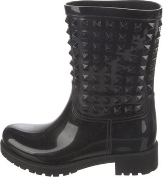 Valentino Rubber Rain Boots - ShopStyle