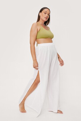 plus size beach trousers