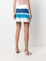 Thumbnail for your product : Alberta Ferretti Tie-Dye Track Shorts