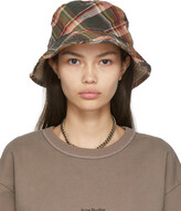 Thumbnail for your product : Acne Studios Green Check Bucket Hat
