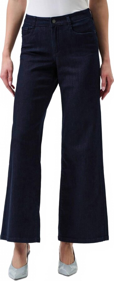 Joseph Ribkoff Goldie Classic Stretch Jeans In Dark Denim Blue