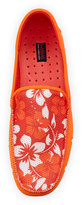 Thumbnail for your product : Swims Floral Water-Resistant Loafer, Orange