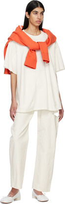 MM6 MAISON MARGIELA Off-White Paneled T-Shirt