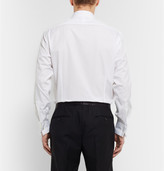 Thumbnail for your product : Gieves & Hawkes White Cotton-Poplin Spread-Collar Shirt