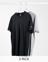 Thumbnail for your product : Champion 2 pack t-shirts in grey & black SAVE