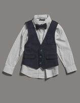 Thumbnail for your product : Marks and Spencer 3 Piece Waistcoat, Shirt & Bow Tie Outfit (1-7 Years)