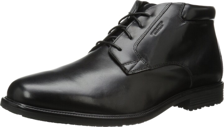 rockport men's essential details waterproof dress chukka boot