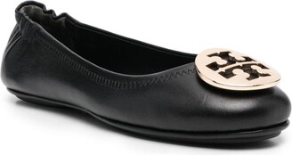 Tory Burch Minnie Travel Ballet With Metal Logo