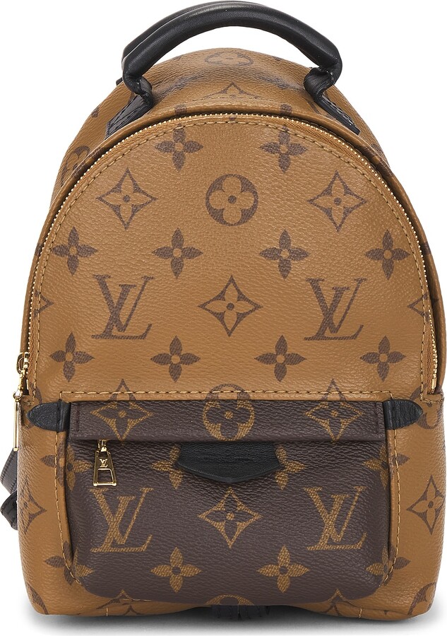Louis Vuitton Monogram Palm Springs NM Mini Backpack in Beige