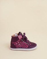 Thumbnail for your product : Geox Girls' Leopard Sneakers - Toddler