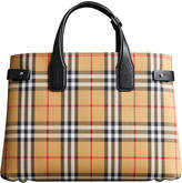 Thumbnail for your product : Burberry Vintage Check Medium Banner Tote Bag