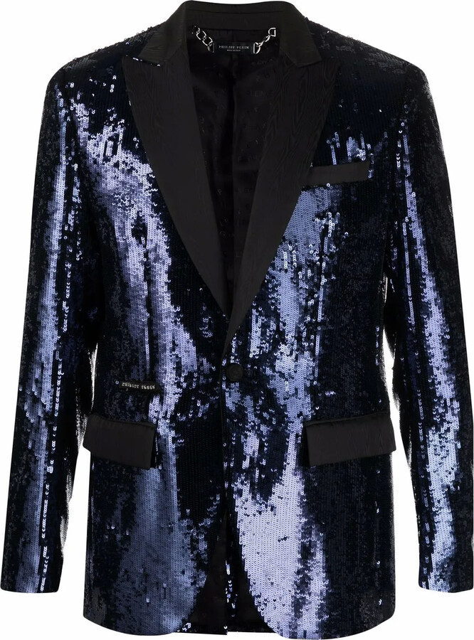 Philipp Plein Embellished Single-Breasted Blazer