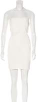 Thumbnail for your product : Rick Owens Strapless Mini Dress White Strapless Mini Dress