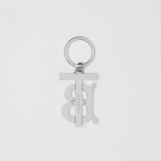 Burberry Monogram Motif Palladium-plated Key Charm