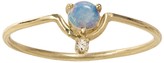 Thumbnail for your product : WWAKE Nestled Opal and Diamond Ring