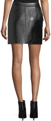 Ralph Lauren Collection Bennett Leather Skirt