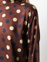 Thumbnail for your product : Jejia Geometric Funnel-Neck Blouse