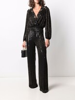 Thumbnail for your product : Jenny Packham Embellished Flared Trousers