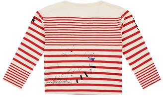 Burberry SW1 Stripe Print T-Shirt