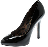Thumbnail for your product : Dolce & Gabbana Dolce And Gabanna Black Patent Leather Platform Pumps Size 38