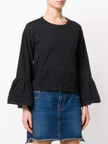 Thumbnail for your product : See by Chloe flared wave sweatshirt
