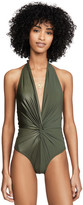 Thumbnail for your product : Karla Colletto Isla Low Back Plunge One Piece