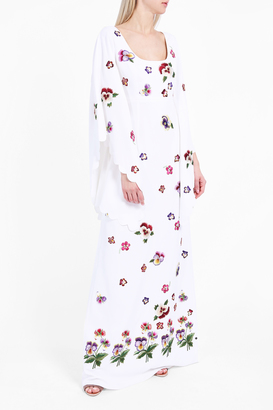 Andrew Gn Long Kimono Sleeve Gown