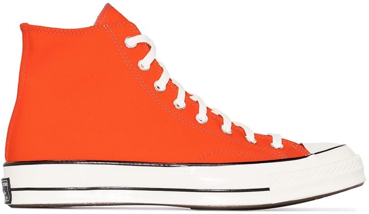 converse shoes orange