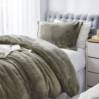 Byourbed Coma Inducer Bae She Thick Duvet Cover Set - Silver Sage