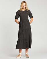 Thumbnail for your product : Nude Lucy Women's Grey Midi Dresses - Stella Poplin Maxi Dress - Size S at The Iconic