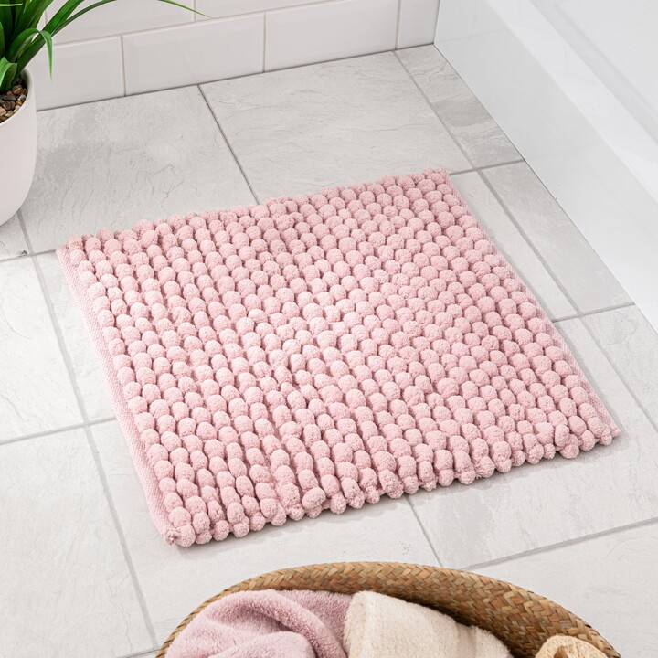 Dunelm Pebble Blush Shower Mat Blush ShopStyle