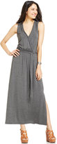 Thumbnail for your product : KUT from the Kloth Sleeveless Faux-Wrap Maxi Dress